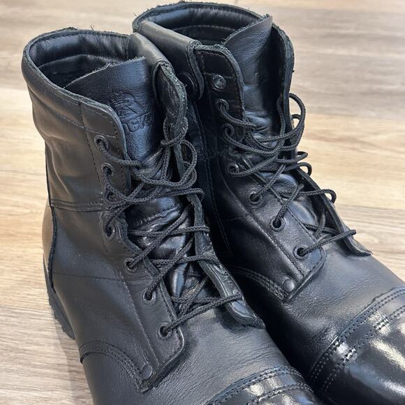 Rocky 2091 Side Zipper Jump Boots 7” Black Leather Men’s 13W EUC Paratrooper main image 9